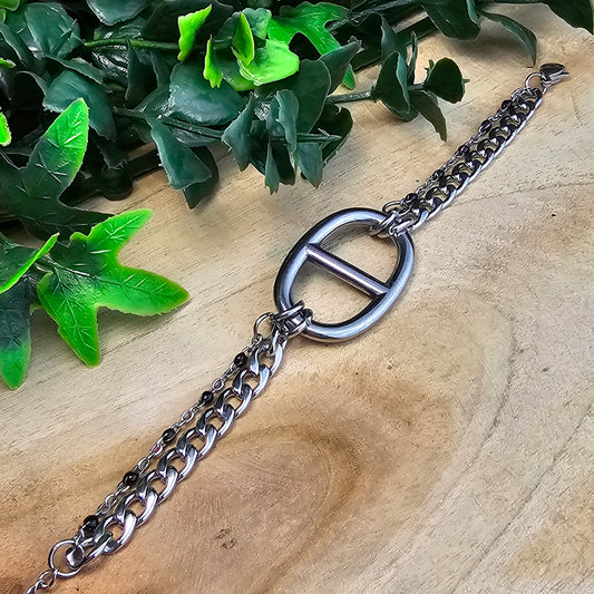 Bracelet Krysten argenté