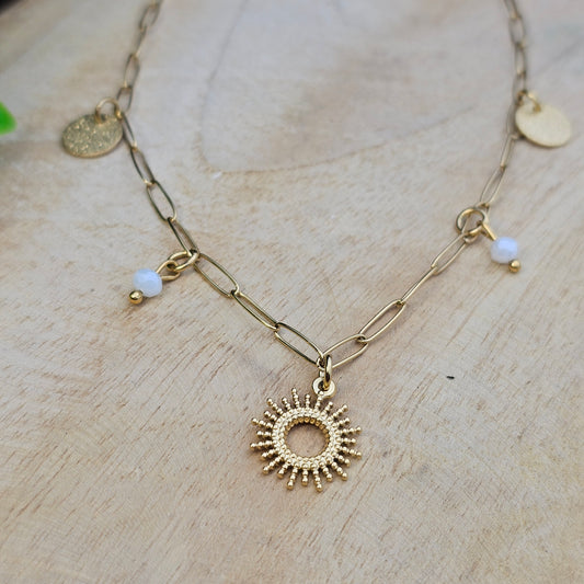 Collier Méanne doré