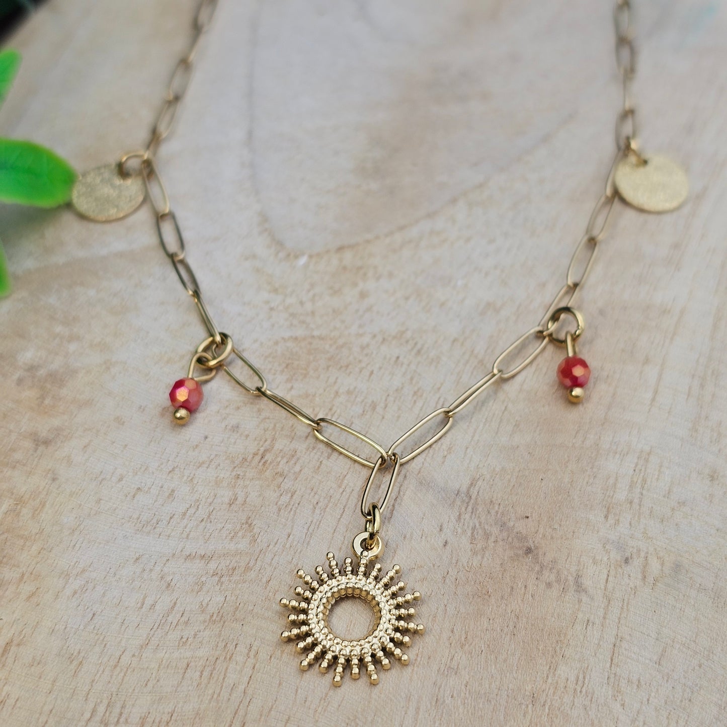 Collier Méanne doré