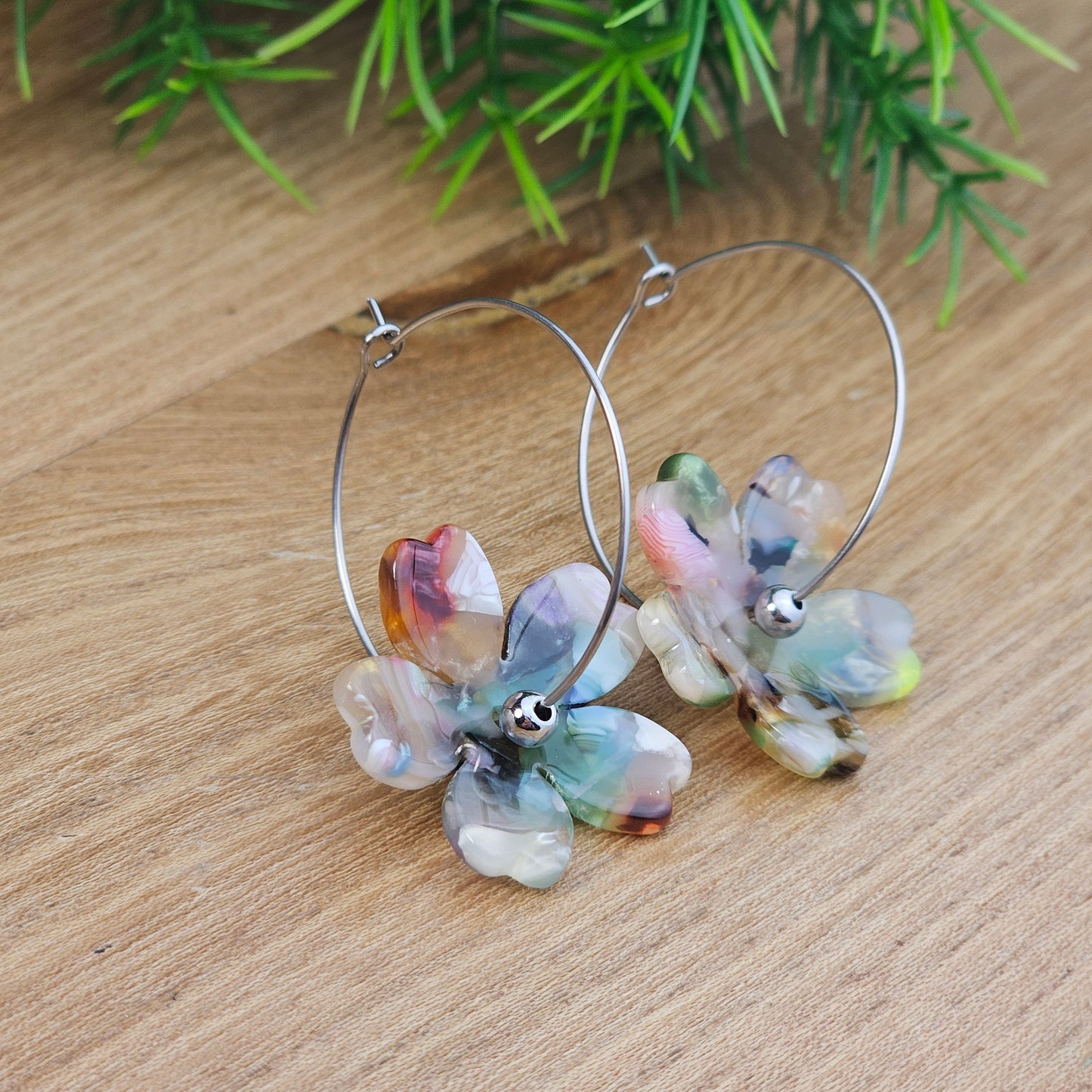 Créoles Andréa multicolore