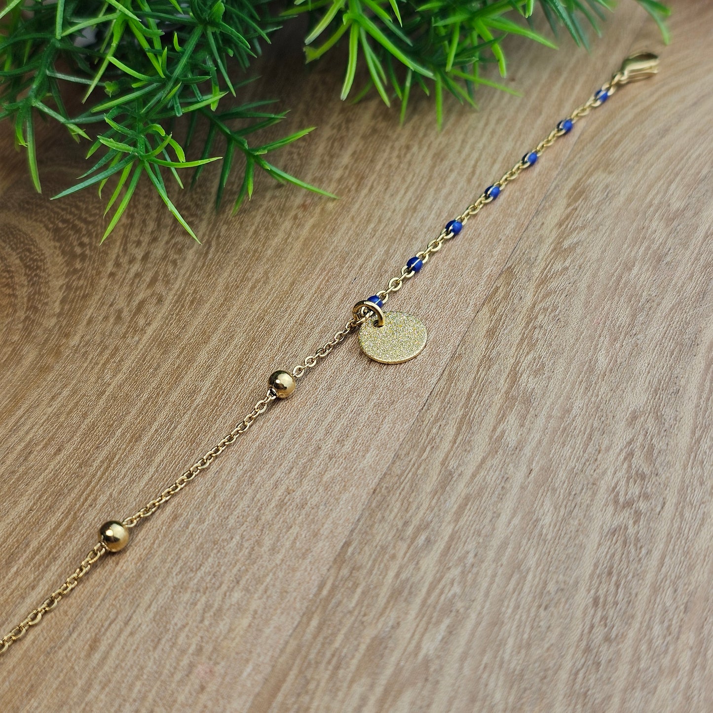 Bracelet Cristina doré coloré