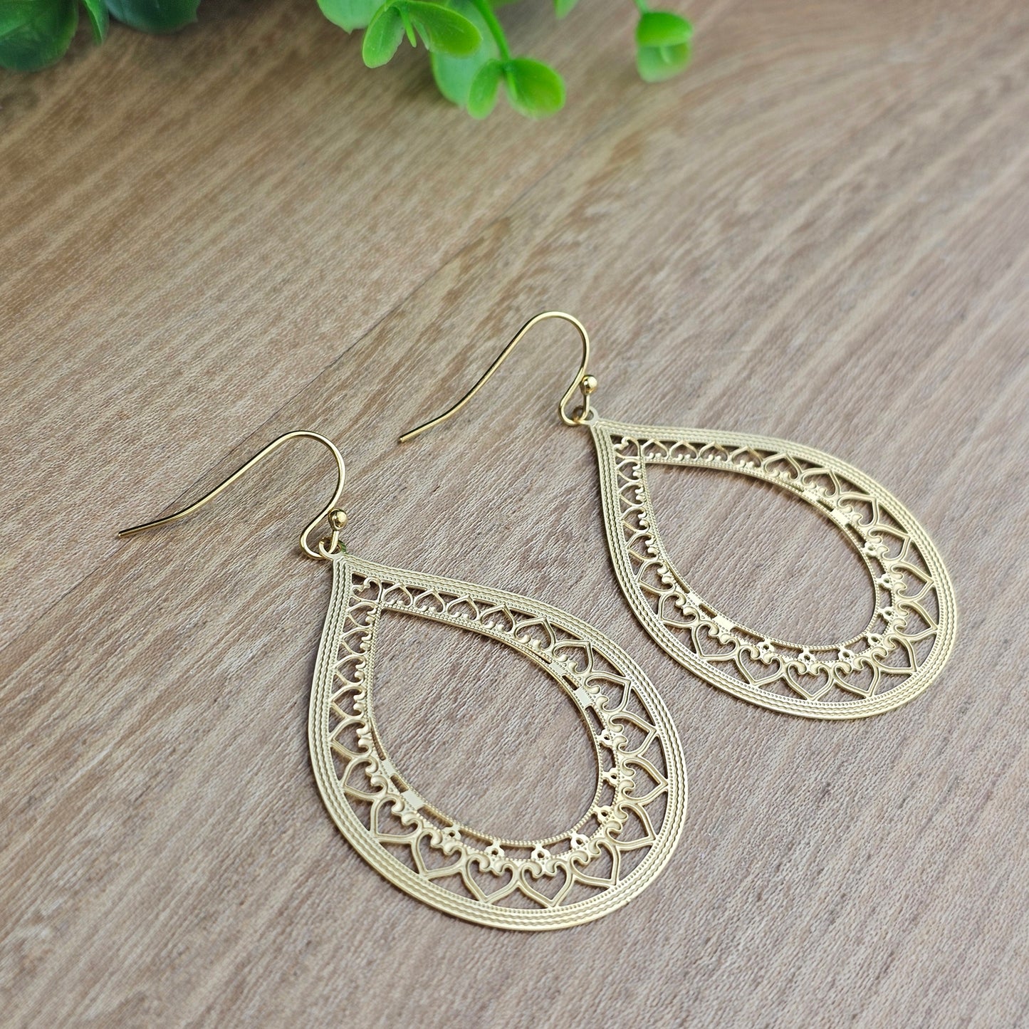 Boucles d'oreilles Gaya goutte