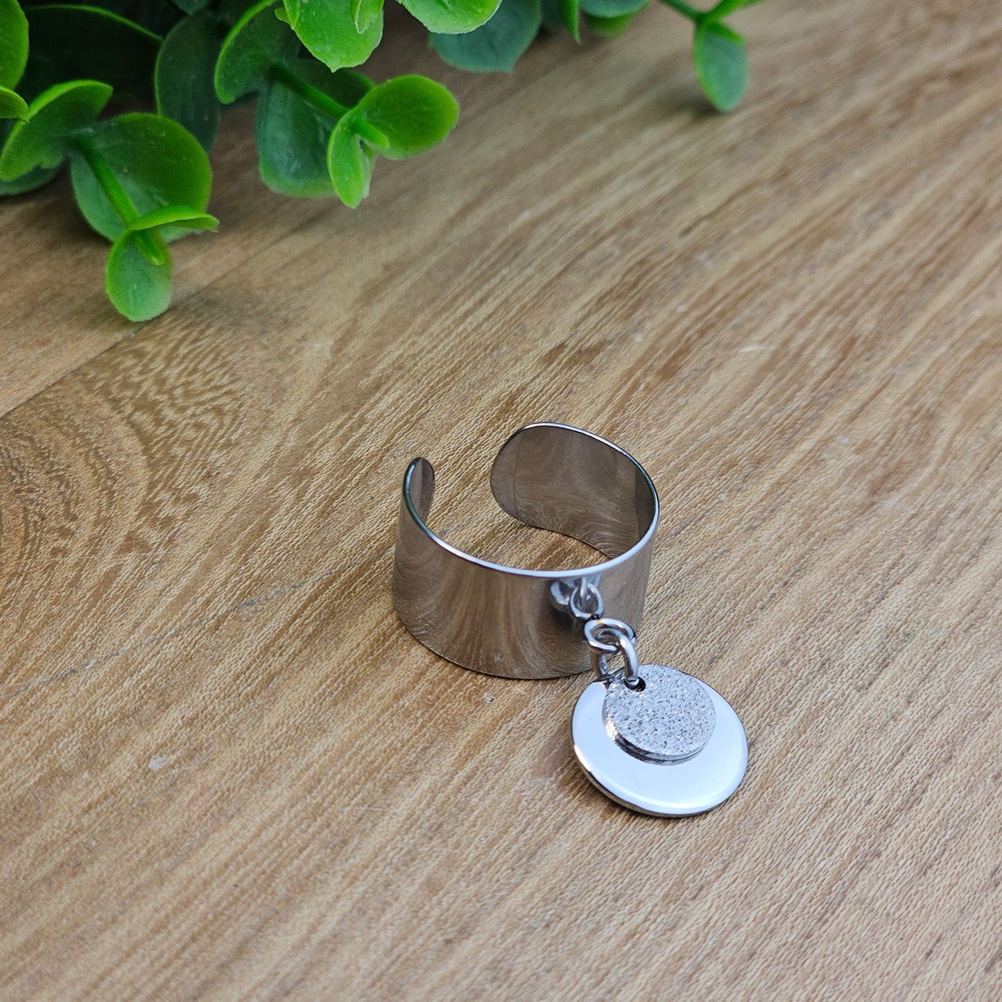 Bague Lily-Rose double médailles