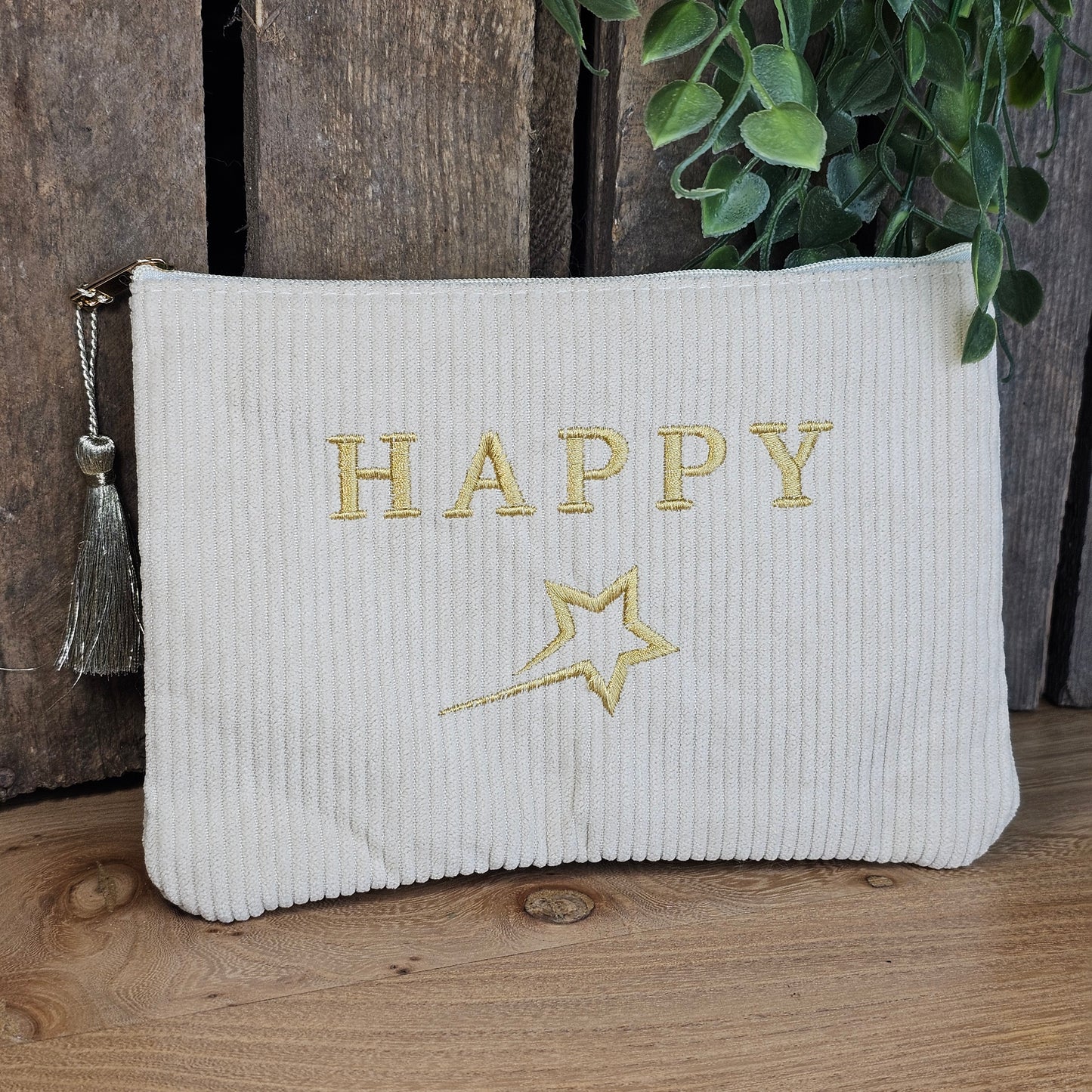 Pochette HAPPY beige