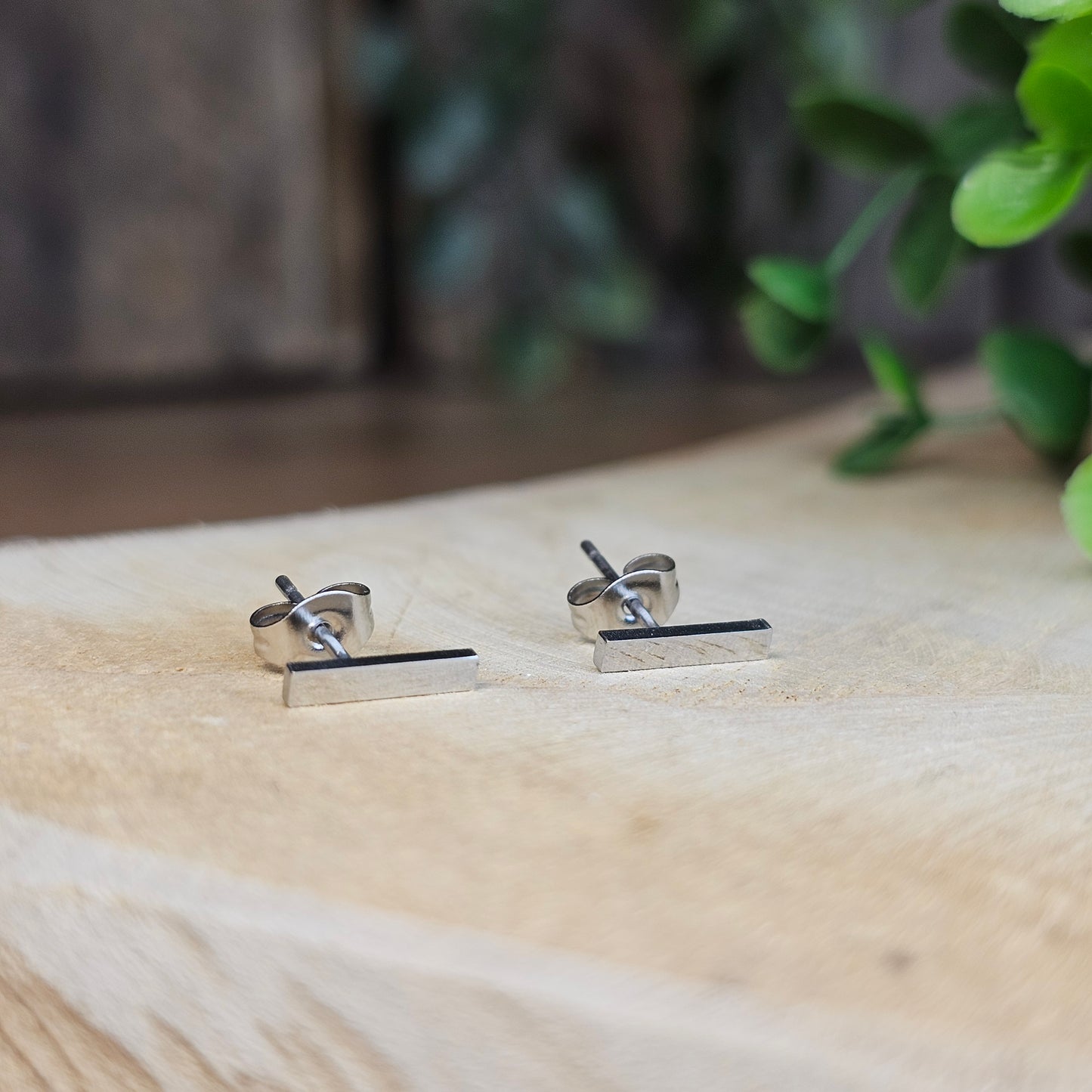 Boucles d'oreilles barre