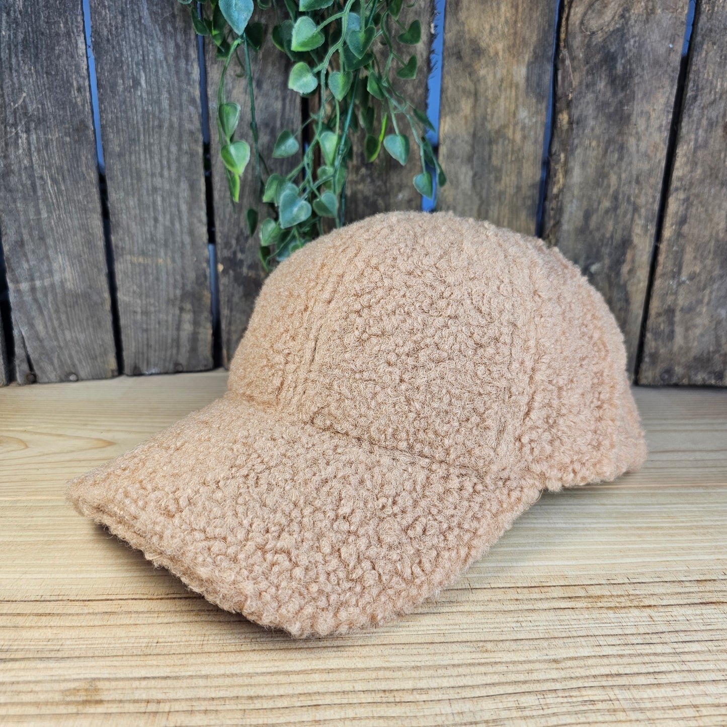 Casquette moumoute camel