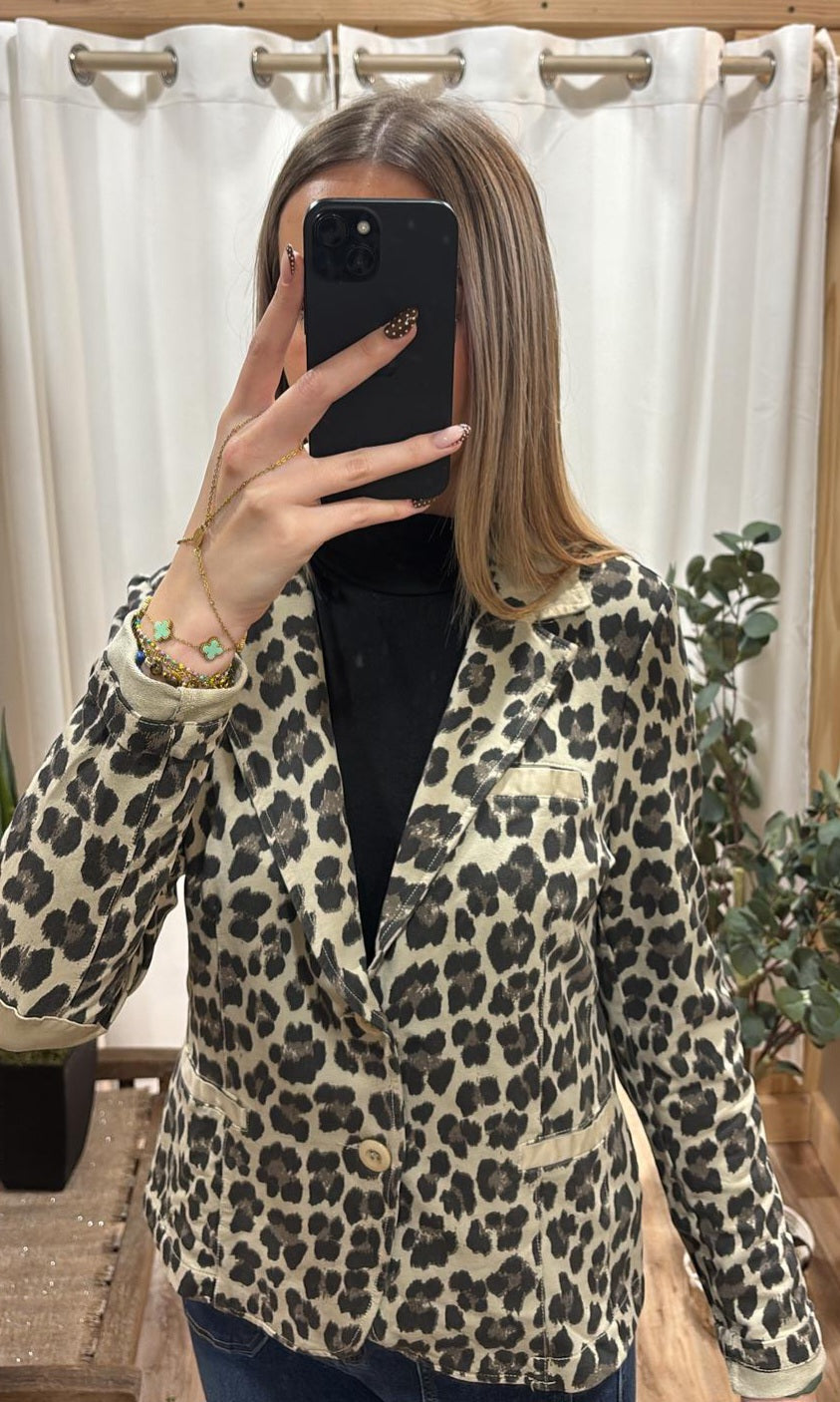 Blazer léopard