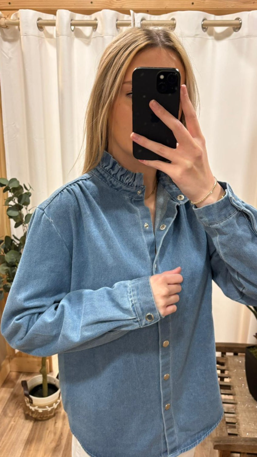 Sur chemise en jeans