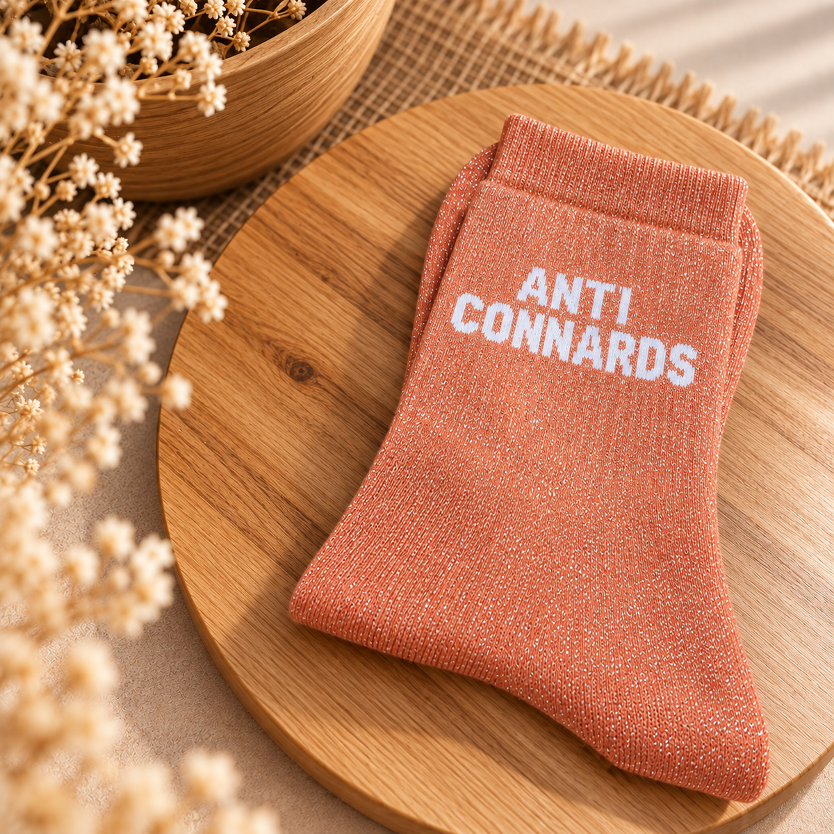 Chaussettes à paillettes ANTI CONNARDS