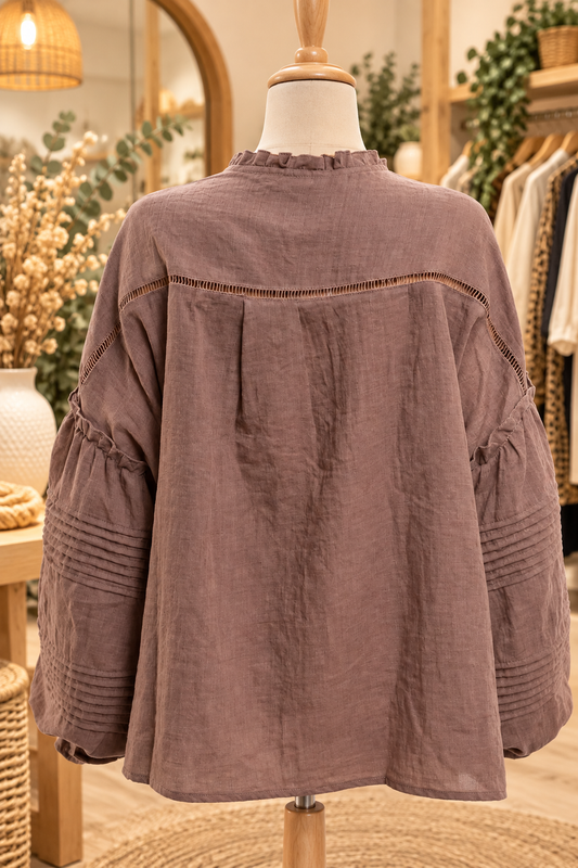 Blouse chocolat