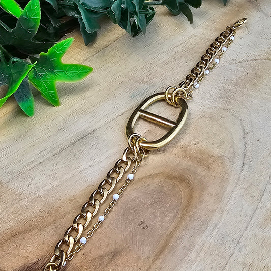 Bracelet Krysten doré