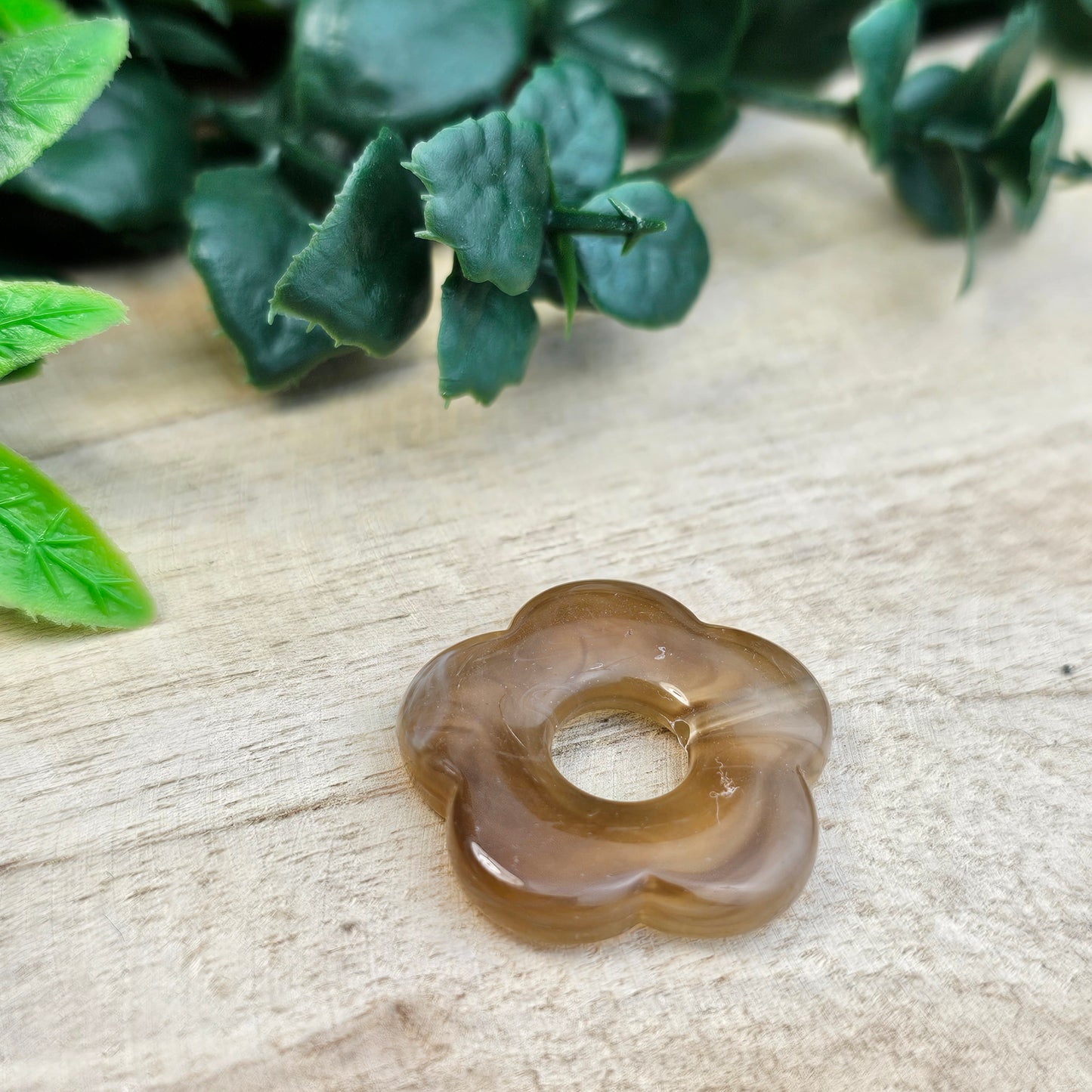 Fleurs résine 25 mm (lot de 2)