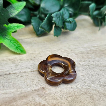 Fleurs résine 25 mm (lot de 2)