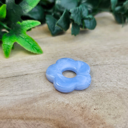 Fleurs résine 25 mm (lot de 2)