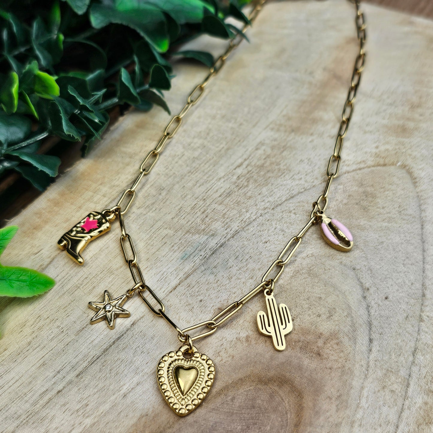 Collier Nila rose