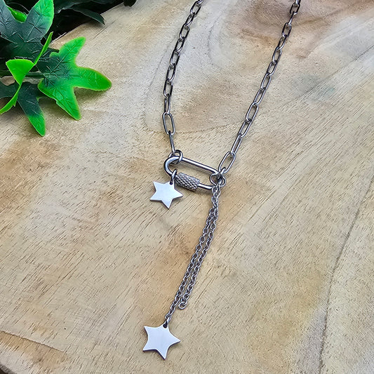 Collier Scarlett argenté