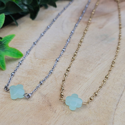 Collier Iro vert pâle