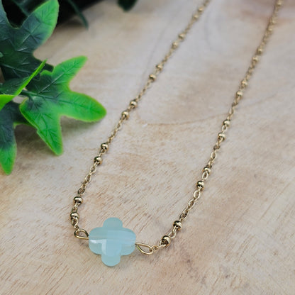 Collier Iro vert pâle