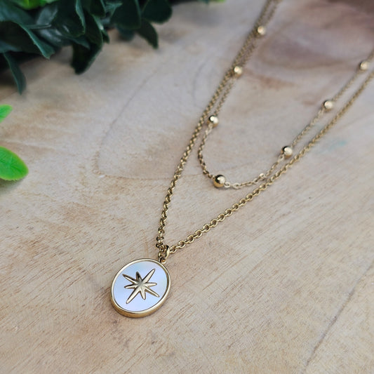 Collier double Tiphaine