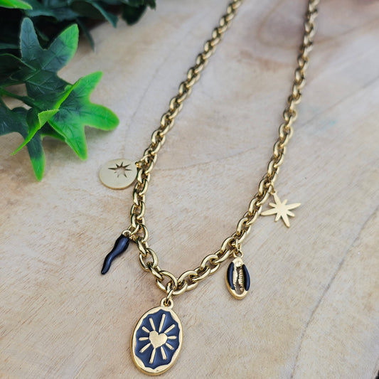 Collier Alienor noir