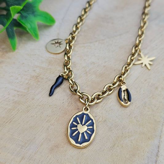 Collier Alienor noir