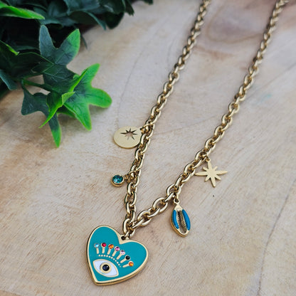 Collier Alienor vert