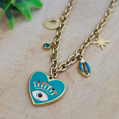 Collier Alienor vert