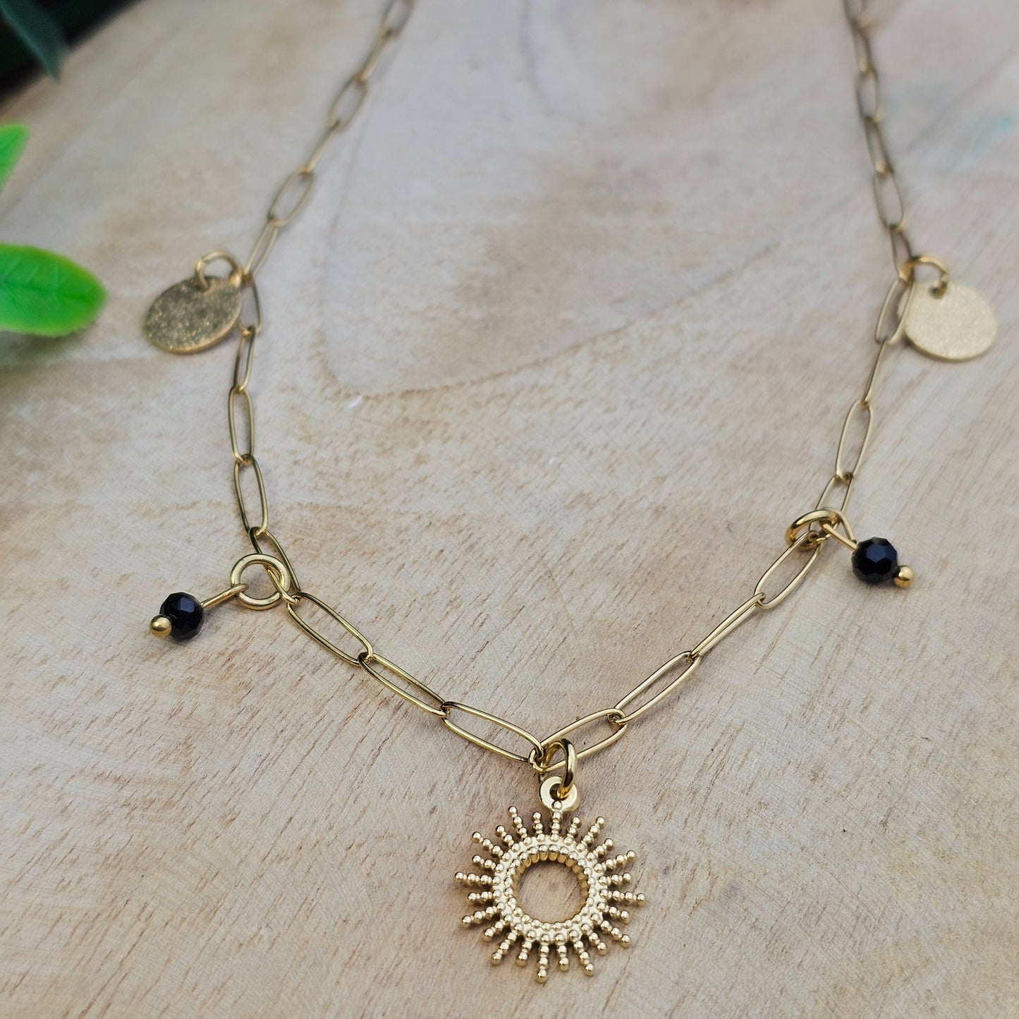 Collier Méanne doré