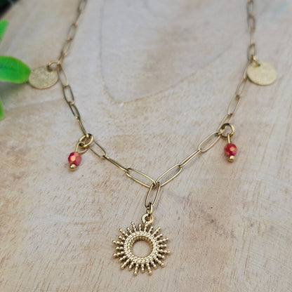 Collier Méanne doré