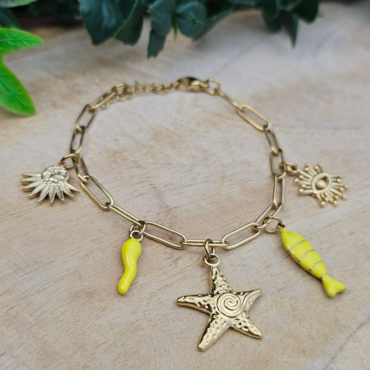 Bracelet Nila jaune