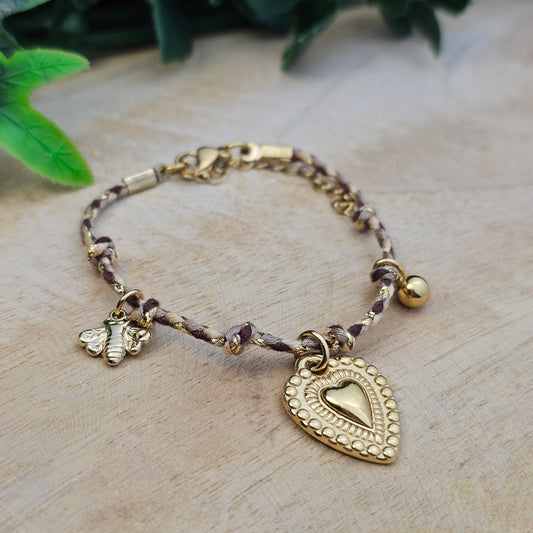 Bracelet Siloé doré