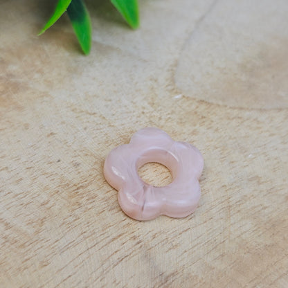 Fleurs résine 20 mm (lot de 2)