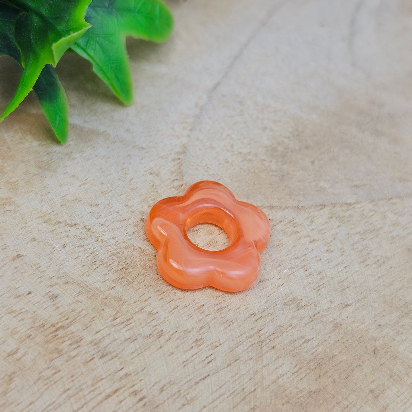 Fleurs résine 20 mm (lot de 2)