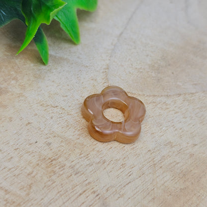 Fleurs résine 20 mm (lot de 2)