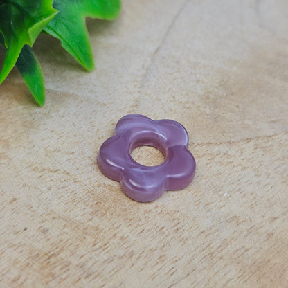 Fleurs résine 20 mm (lot de 2)