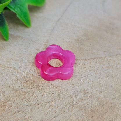 Fleurs résine 20 mm (lot de 2)