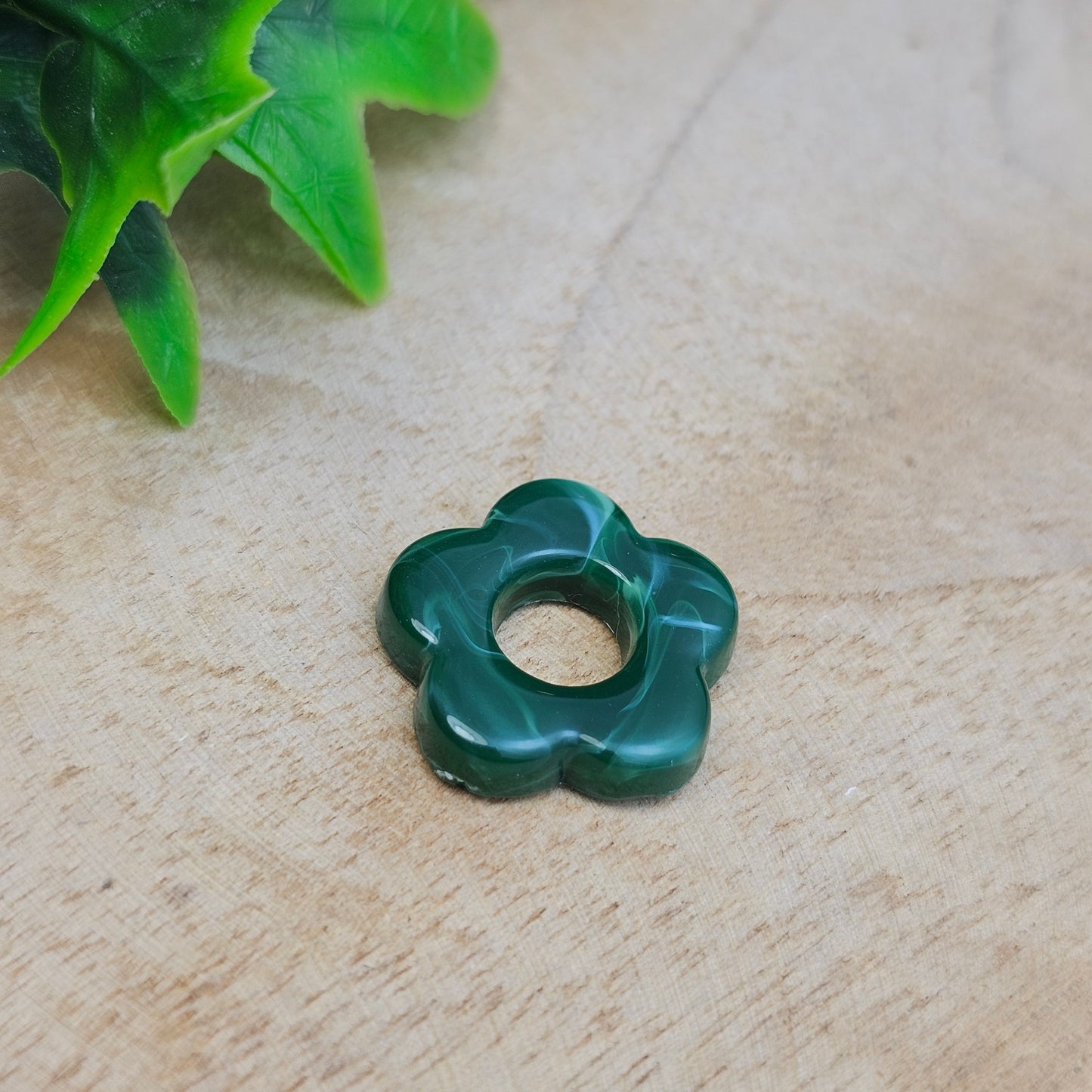 Fleurs résine 20 mm (lot de 2)