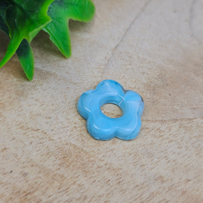 Fleurs résine 20 mm (lot de 2)