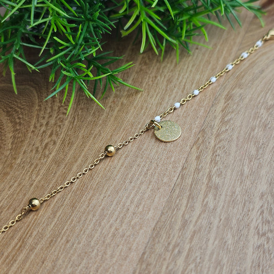 Bracelet Cristina doré coloré