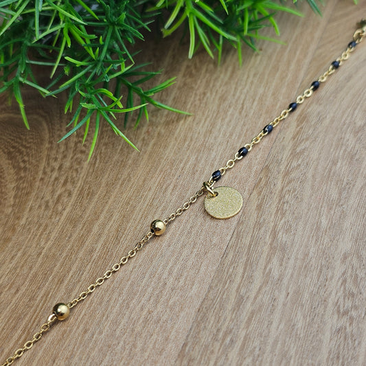 Bracelet Cristina doré coloré