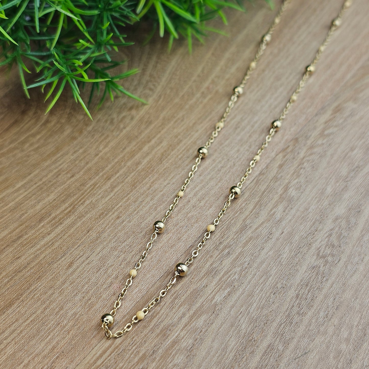 Collier Gwen coloré doré