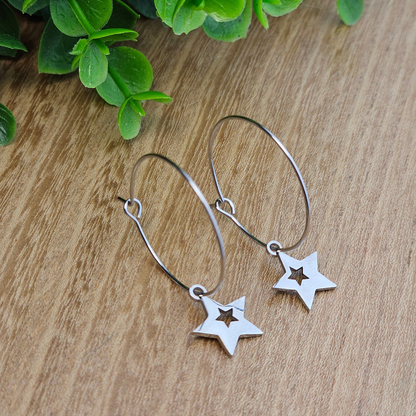 Boucles d'oreilles Doriane étoile