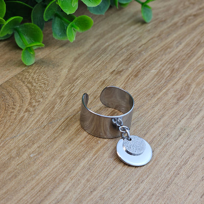 Bague Lily-Rose double médailles