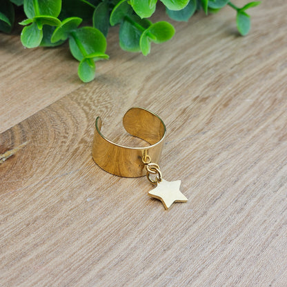 Bague Lily-Rose médaille étoile