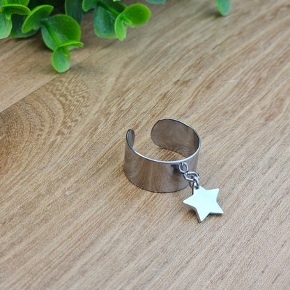 Bague Lily-Rose médaille étoile