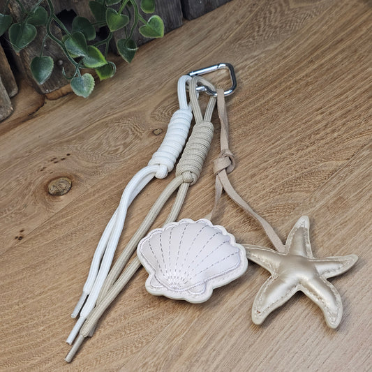 Porte-clés grigri coquillage