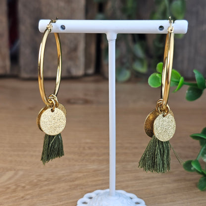 Créoles Caroline dorée