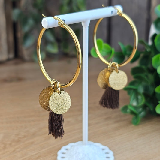 Créoles Caroline dorée