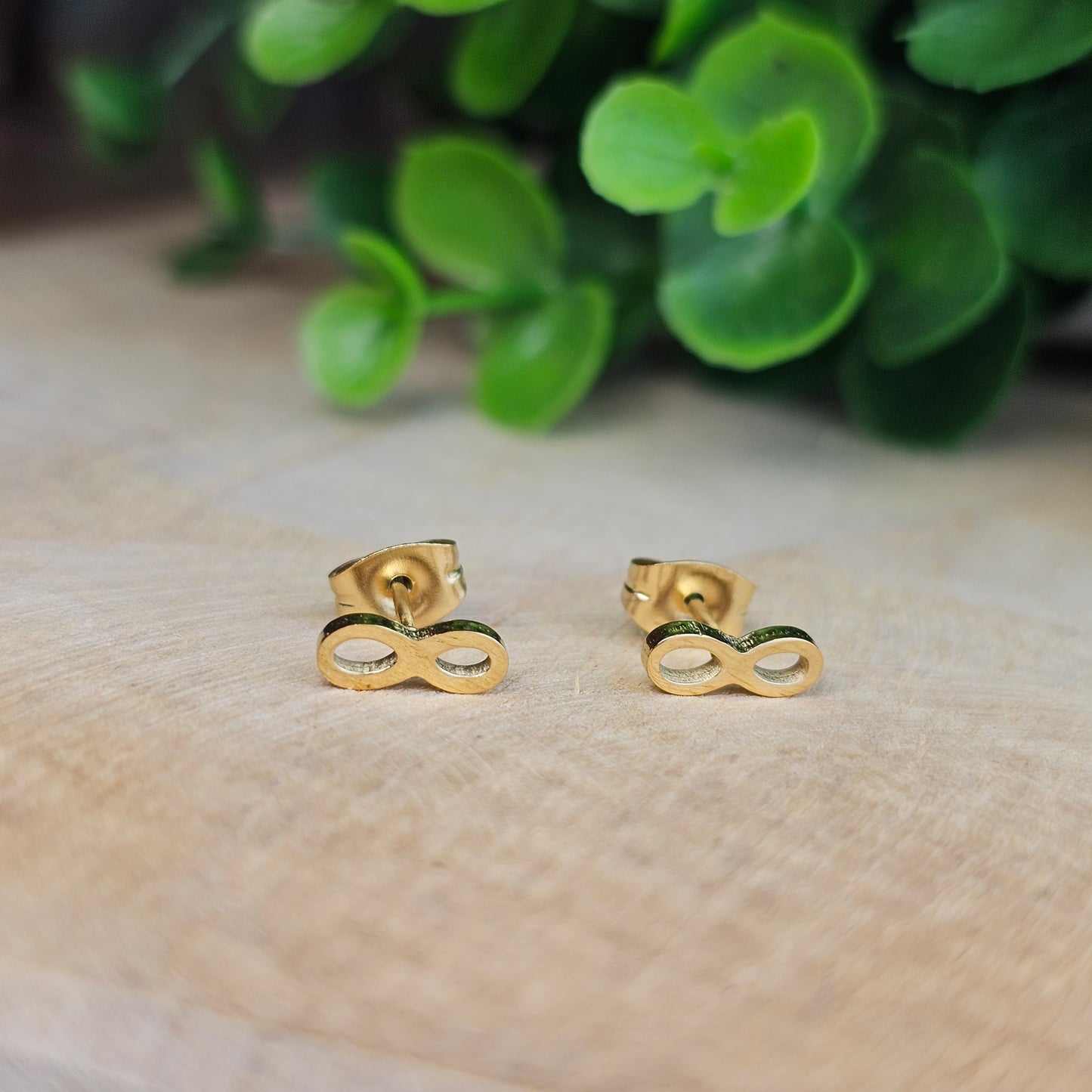 Boucles d'oreilles puces infini