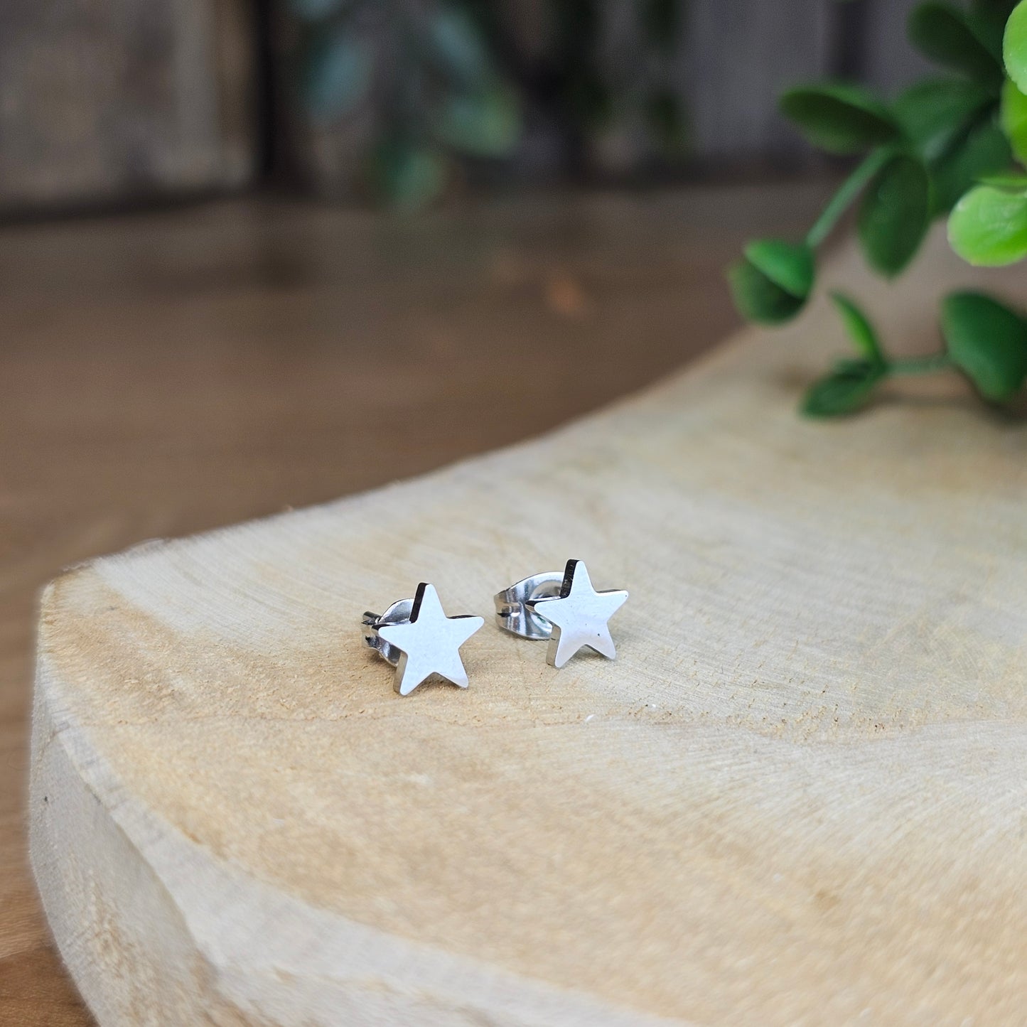 Boucles d'oreilles étoile pleine